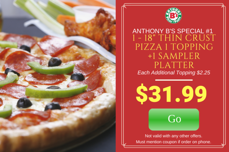 Home Anthony B's Pizza in Melrose Park, IL